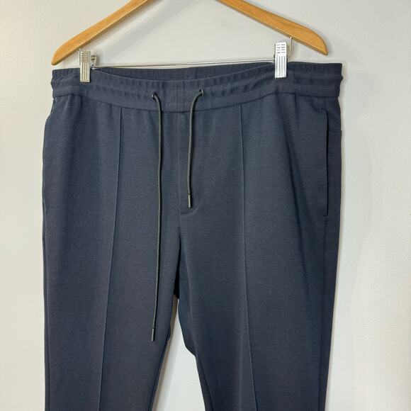 Bonobos  Drawstring Tapered Leg Pants Pull-on Elastic Waist Blue Men's 36 - Picture 2 of 6